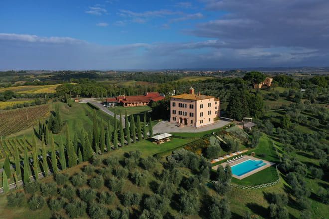 Colline e dintorni verdi del Relais Villa Grazianella