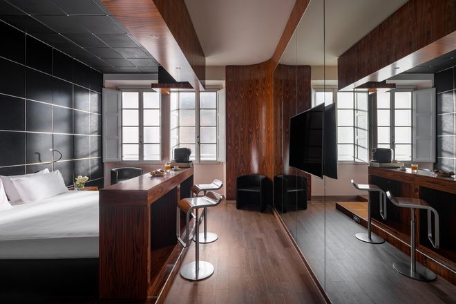 Executive Room Con Letto E Sedute All'una Hotels Vittoria Firenze