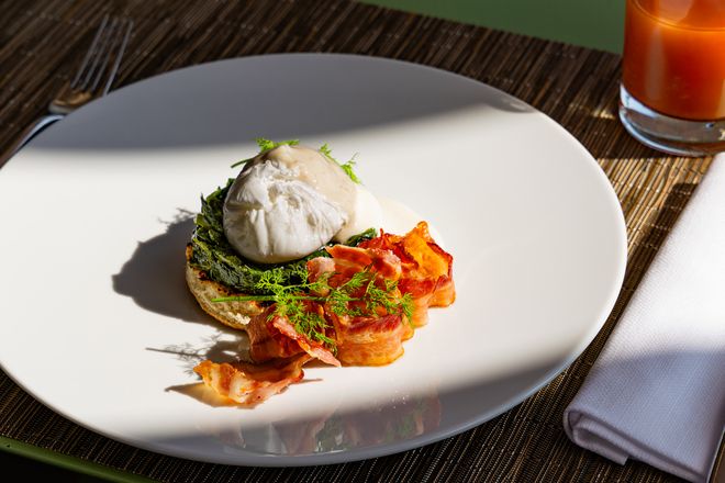 Piatto Gourmet Con Bacon Gamberi E Spinaci (1) (3)
