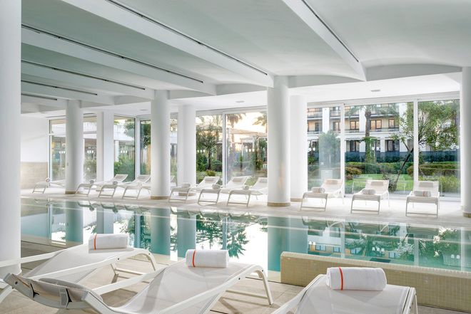 Spa from Versilia Lido Una Esperienze with view on the garden